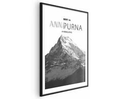 Artgeist Plakatas - Majestic mountain peak Annapurna mountain crown mountain landscape