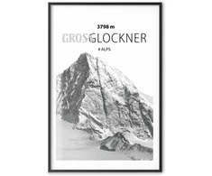 Artgeist Plakatas - Majestic mountain peak Glosslockner mountain crown mountain landscape
