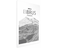 Artgeist Plakatas - Majestic mountain peak Elbrus mountain crown mountain landscape