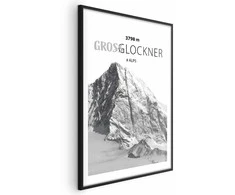 Artgeist Plakatas - Majestic mountain peak Glosslockner mountain crown mountain landscape