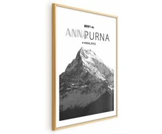 Artgeist Plakatas - Majestic mountain peak Annapurna mountain crown mountain landscape