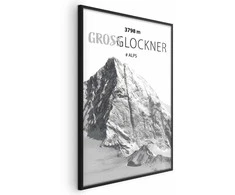 Artgeist Plakatas - Majestic mountain peak Glosslockner mountain crown mountain landscape
