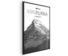 Artgeist Plakatas - Majestic mountain peak Annapurna mountain crown mountain landscape