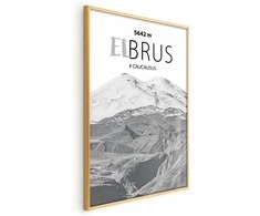 Artgeist Plakatas - Majestic mountain peak Elbrus mountain crown mountain landscape