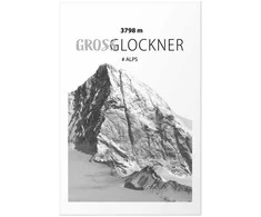Artgeist Plakatas - Majestic mountain peak Glosslockner mountain crown mountain landscape