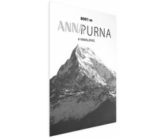 Artgeist Plakatas - Majestic mountain peak Annapurna mountain crown mountain landscape
