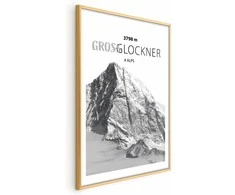 Artgeist Plakatas - Majestic mountain peak Glosslockner mountain crown mountain landscape