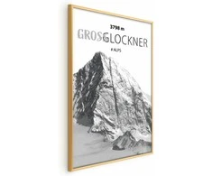 Artgeist Plakatas - Majestic mountain peak Glosslockner mountain crown mountain landscape