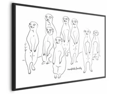 Artgeist Plakatas - Meerkat Family