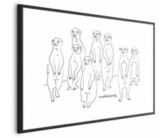 Artgeist Plakatas - Meerkat Family