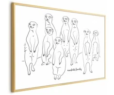 Artgeist Plakatas - Meerkat Family