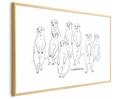 Artgeist Plakatas - Meerkat Family