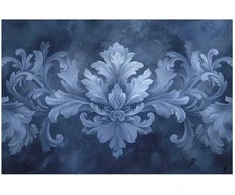 Artgeist Plakatas - Mėlyna Ornament in Cool Shades