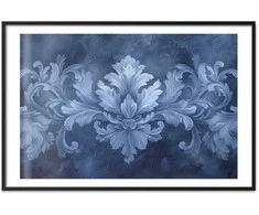 Artgeist Plakatas - Mėlyna Ornament in Cool Shades