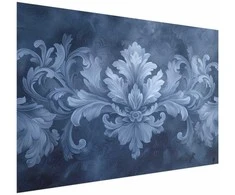 Artgeist Plakatas - Mėlyna Ornament in Cool Shades