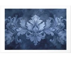 Artgeist Plakatas - Mėlyna Ornament in Cool Shades