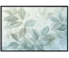 Artgeist Plakatas - Mint Leaves - large botanical motif
