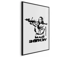 Artgeist Plakatas - Mona Lisa with a Bazooka