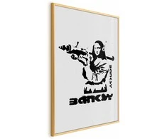 Artgeist Plakatas - Mona Lisa with a Bazooka