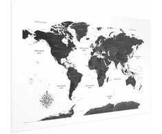 Artgeist Plakatas - Monochromatic Map