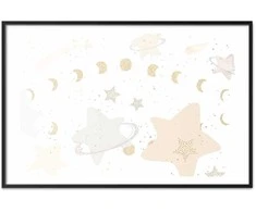 Artgeist Plakatas - Moon and Stars