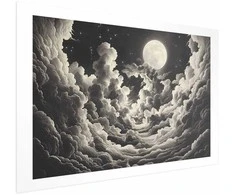 Artgeist Plakatas - Moon and Stars Singing Among the Great Clouds