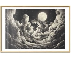 Artgeist Plakatas - Moon and Stars Singing Among the Great Clouds