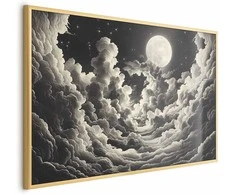 Artgeist Plakatas - Moon and Stars Singing Among the Great Clouds
