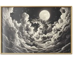 Artgeist Plakatas - Moon and Stars Singing Among the Great Clouds