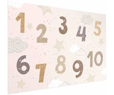 Artgeist Plakatas - Numbers with Falling Snow