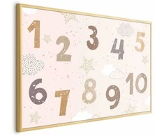 Artgeist Plakatas - Numbers with Falling Snow