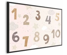 Artgeist Plakatas - Numbers with Falling Snow