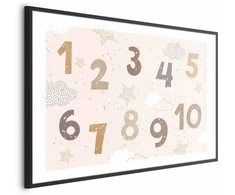 Artgeist Plakatas - Numbers with Falling Snow
