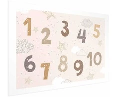 Artgeist Plakatas - Numbers with Falling Snow