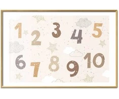 Artgeist Plakatas - Numbers with Falling Snow