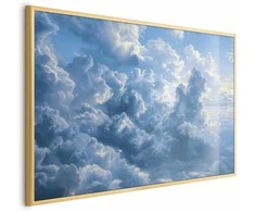 Artgeist Plakatas - Ocean in the Air: Waving Clouds Reflecting Morning Light
