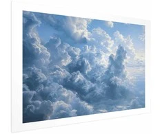 Artgeist Plakatas - Ocean in the Air: Waving Clouds Reflecting Morning Light