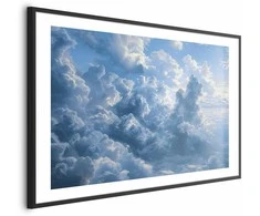 Artgeist Plakatas - Ocean in the Air: Waving Clouds Reflecting Morning Light