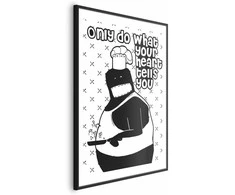 Artgeist Plakatas - Only Do What Your Heart Tells You