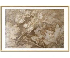 Artgeist Plakatas - Ornamental Floral Carvings