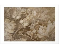Artgeist Plakatas - Ornamental Floral Carvings