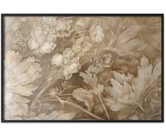 Artgeist Plakatas - Ornamental Floral Carvings