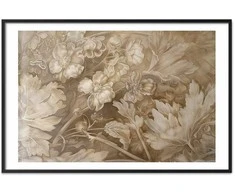 Artgeist Plakatas - Ornamental Floral Carvings