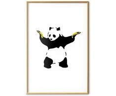 Artgeist Plakatas - Panda with Guns