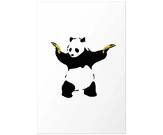 Artgeist Plakatas - Panda with Guns