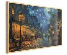 Artgeist Plakatas - Paris street – a painting inspired by Vincent van Gogh's style