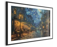 Artgeist Plakatas - Paris street – a painting inspired by Vincent van Gogh's style