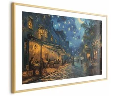 Artgeist Plakatas - Paris street – a painting inspired by Vincent van Gogh's style
