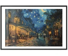 Artgeist Plakatas - Paris street – a painting inspired by Vincent van Gogh's style