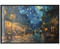 Artgeist Plakatas - Paris street – a painting inspired by Vincent van Gogh's style